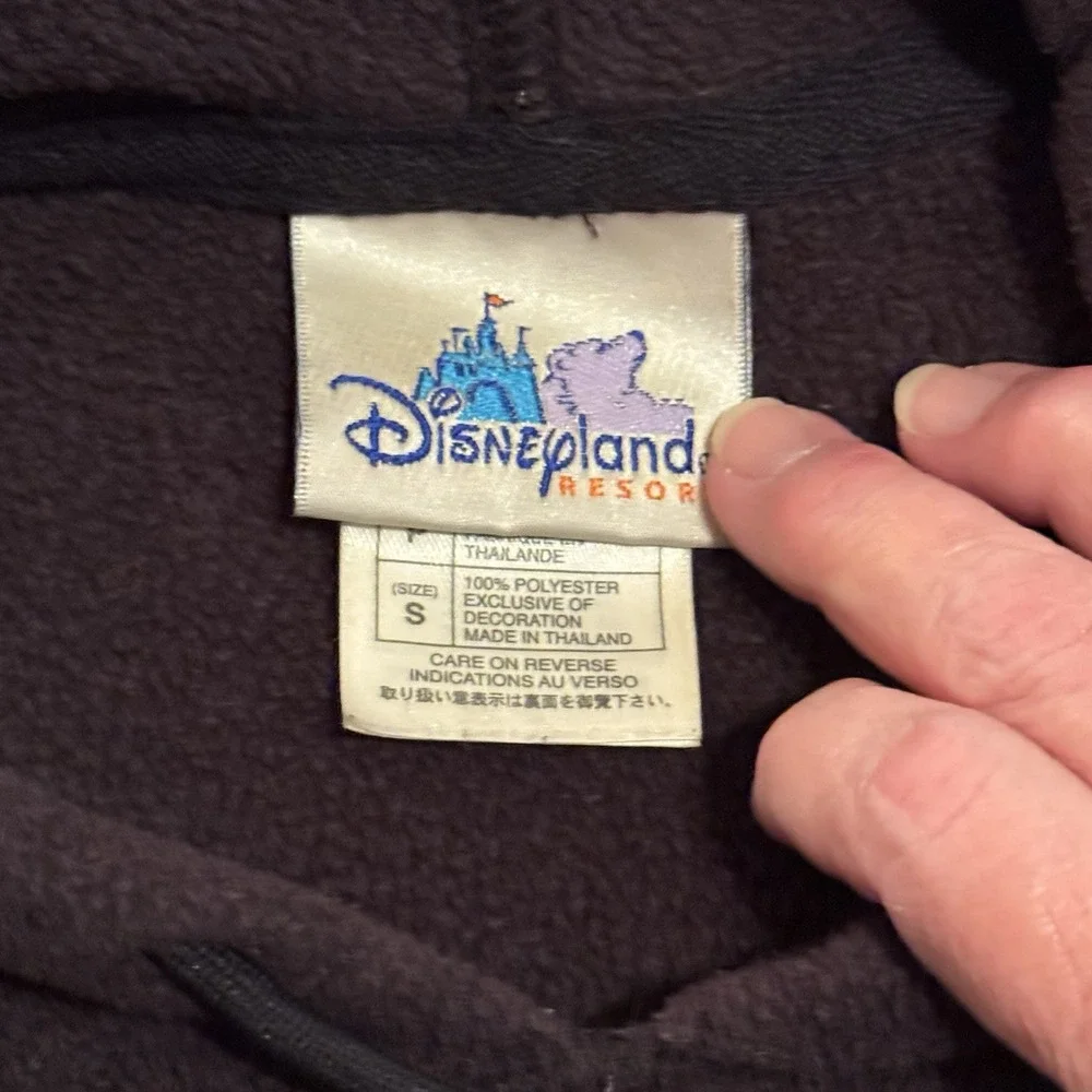 Walt Disney World Men's S 7 Dwarfs‎ Hoodie Sweatshirt  Black Fleece Activewear